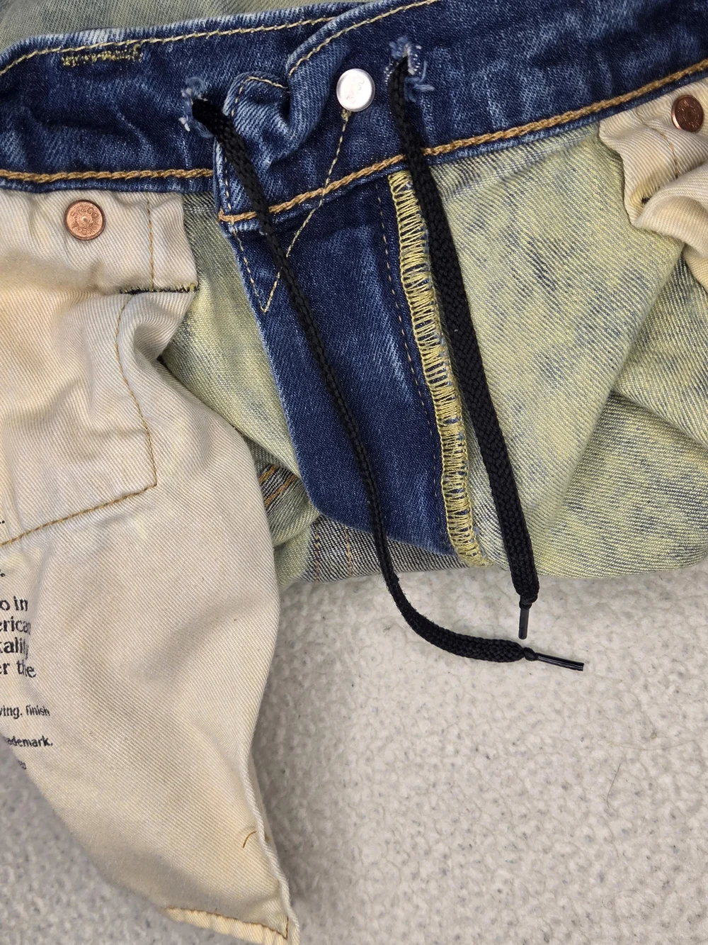 Levi's Men's 511 Light Blue Acid Wash Straight Jeans Red Tab